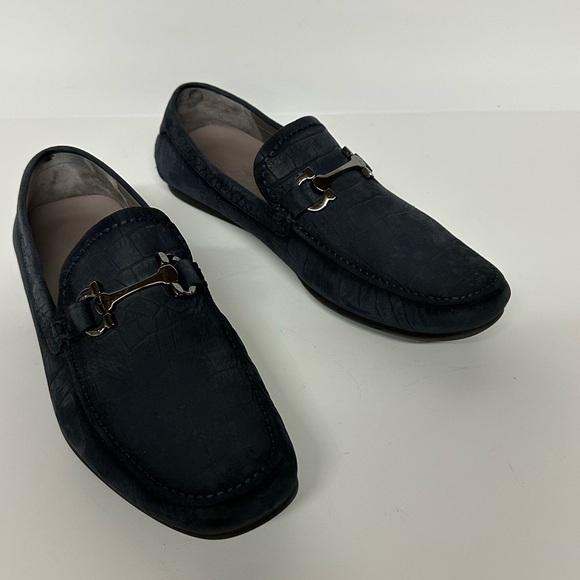 Salvatore Ferragamo Men\'s Gancini Leather Loafers